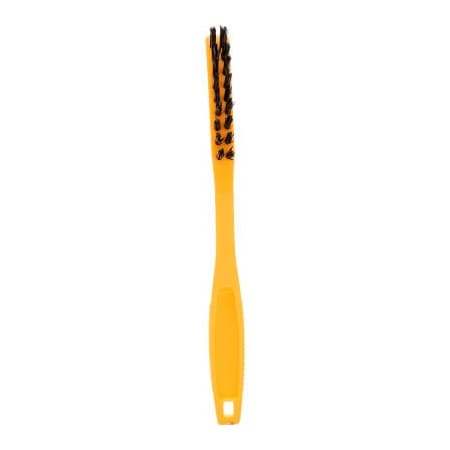 Rubbermaid Commercial Rubbermaid Synthetic-Fill Tile & Grout Brush, 8 1/2in, Yellow Plastic Handle - FG9B5600BLA